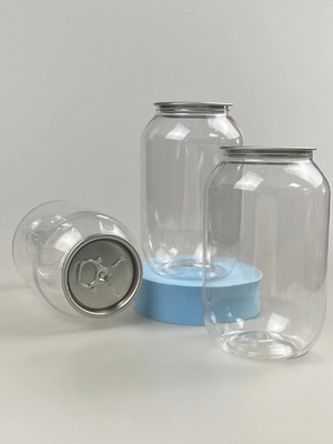 Jar cosmético com logotipo personalizável com junta sensível à pressão para solução de maquiagem