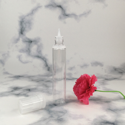 10 ml 15 ml 30 ml 60 ml 80 ml 100 ml garrafas líquidas transparentes com tampa de parafuso E de forma redonda