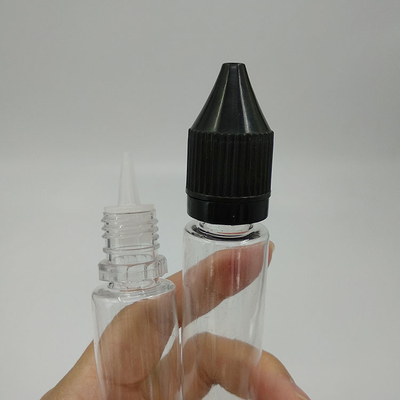 Capuz de parafuso personalizado PET E garrafas de líquido forma redonda tela impressa para várias capacidades