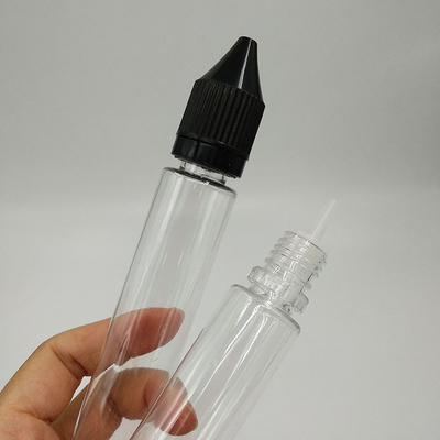 Capuz de parafuso personalizado PET E garrafas de líquido forma redonda tela impressa para várias capacidades