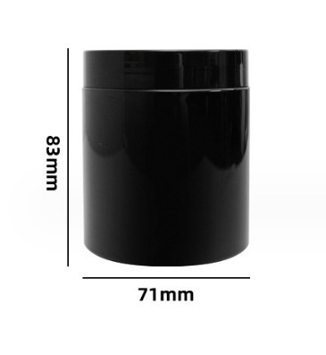 Venda a quente 30 ml 50 ml 100 ml 120 ml 150 ml frascos de plástico Matte Black Forest com tampa