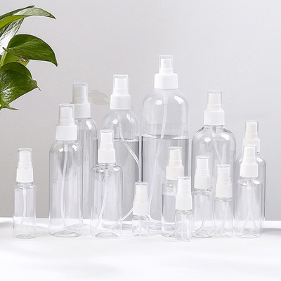 Botões de spray de plástico PET para versatilidade Capacidade diária 10ml 15ml 30ml 50ml 60m 70ml 100ml 200ml 500ml