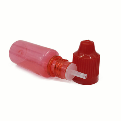 Garrafa líquida PET E transparente de 10 ml, 15 ml, 30 ml, 60 ml, 80 ml e 100 ml, com impressão em tela de logotipo personalizado