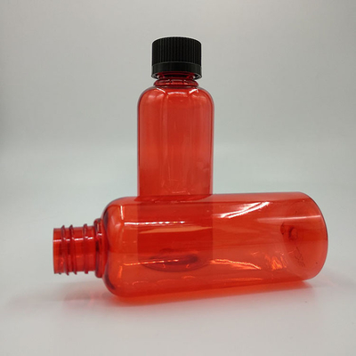 Garrafas de plástico com tampa de parafuso com capacidade de 15 ml 30 ml 50 ml 70 ml 80 ml 100 ml