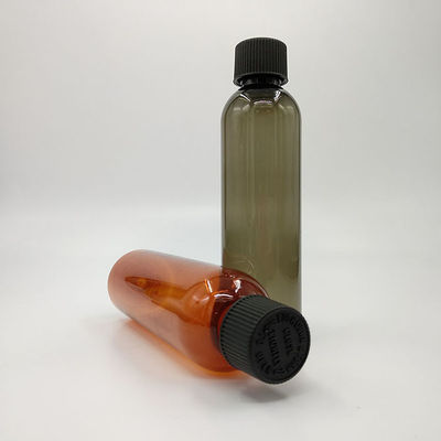 Garrafas de plástico de parafuso com impressão a pedido do cliente