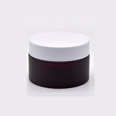 Embalagem de cosméticos PET Frasco de creme para cuidados da pele 30 ml 60 ml 100 ml 150 ml frascos de plástico preto