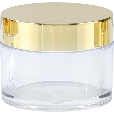 Copo cosmético de capacidade personalizada com superfície transparente e impressão de logotipo personalizada