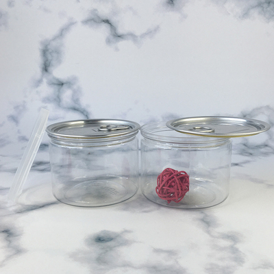 Jarros cosméticos de plástico liso personalizados em várias capacidades para cuidados pessoais