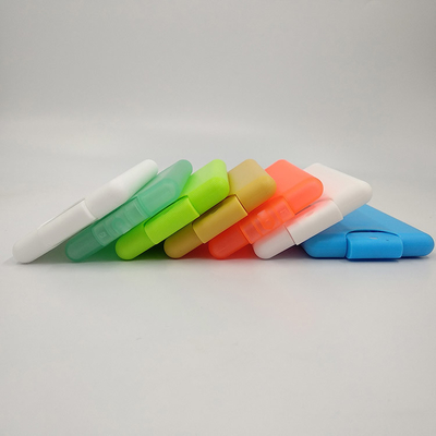 Garrafas de hidratante artificial PMMA transparentes para cosméticos de viagem