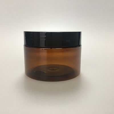 frascos de plástico transparente com tampa 4 oz tampa preta transparente 50g 100g 150g 200g pet 8 oz frascos plásticos cosméticos para creme