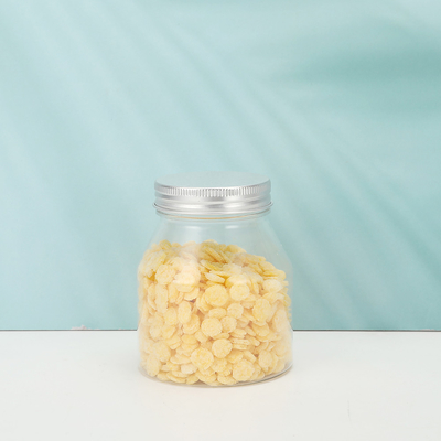 2 oz frascos de plástico transparente com tampa opcional