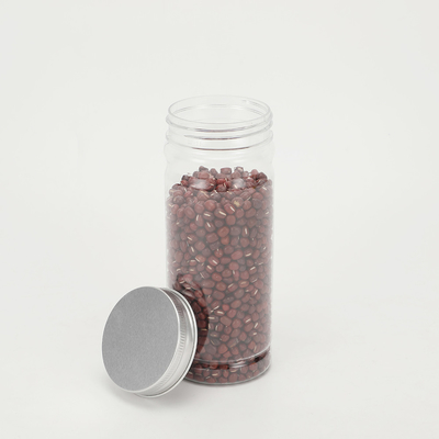 Frascos de plástico vazios de plástico transparente personalizáveis 2oz-8oz com tampas