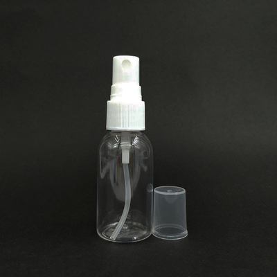 Botão de pulverização de plástico PET transparente com superfície lisa