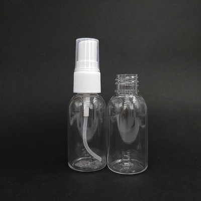 Botão de pulverização de plástico PET transparente com superfície lisa