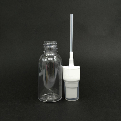 Botão de pulverização de plástico PET transparente com superfície lisa