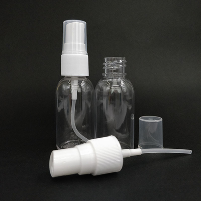 Botão de pulverização de plástico PET transparente com superfície lisa