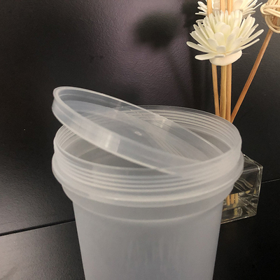 Jarros de chá de bolhas de 0,5 kg quadrados com parafuso na tampa e no cabo