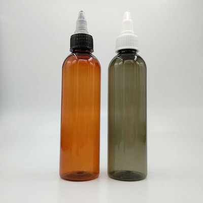 Garrafas de plástico de 50 ml, 100 ml e 120 ml, com gotas coloridas e tampa de parafuso, impressão de 5000 pcs