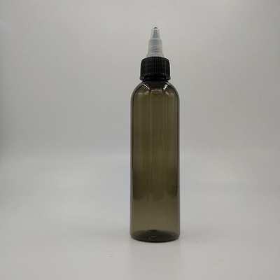 Garrafas transparentes de 100 ml com tampa à prova de crianças