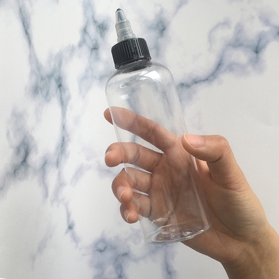 Garrafas de plástico transparentes e personalizáveis com impressão