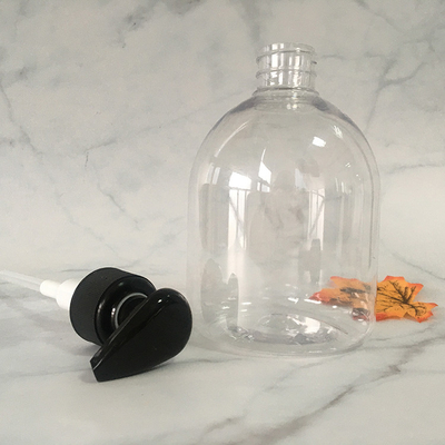Garrafa de bomba PET reciclável com filtro de seda para embalagens cosméticas