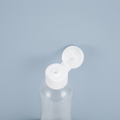Bottles de plástico transparente com tampa de parafuso