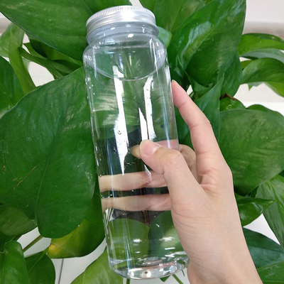 Reutilizável 1000 ml garrafa de chá de plástico transparente à prova de vazamento Boba com parafuso na tampa