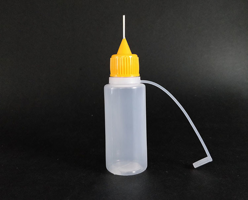 Garrafas de vidro transparente de 10 a 120 ml com tampa de parafuso Impressão sob medida preta / transparente