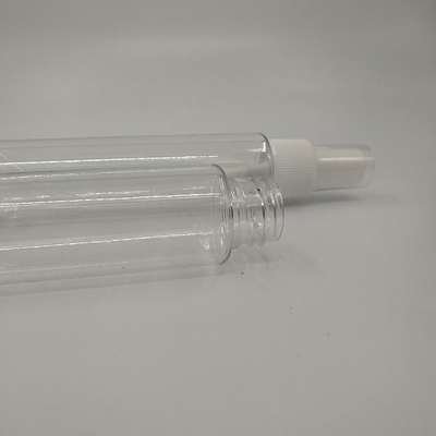 Garrafas de spray de plástico PET transparentes e duráveis em vários tamanhos