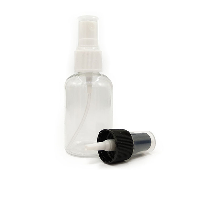 Garrafa de spray de plástico PET transparente redonda e durável de 500 ml