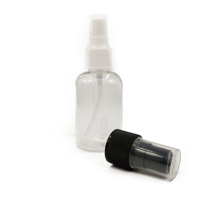 Garrafa de spray de plástico PET transparente redonda e durável de 500 ml