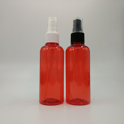 Botão de pulverização de plástico PET transparente de 10 ml com superfície lisa