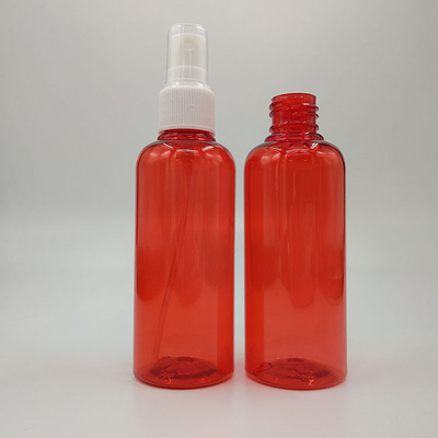 Botão de pulverização de plástico PET transparente de 10 ml com superfície lisa