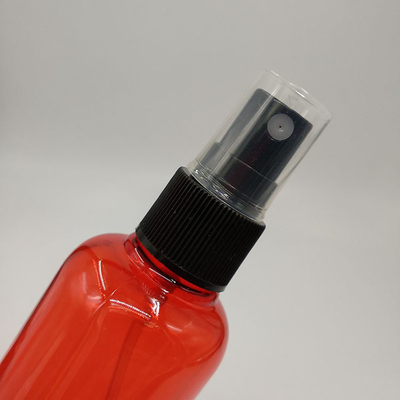 Botão de pulverização de plástico PET transparente de 10 ml com superfície lisa