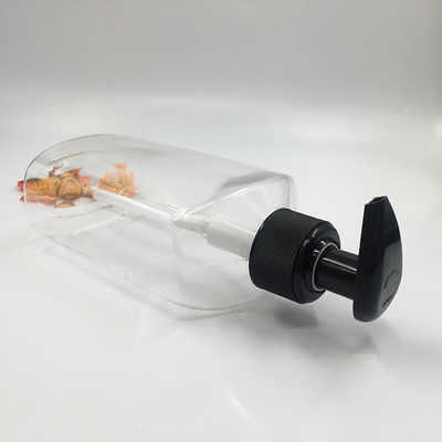 Garrafa de plástico PET com tampa de bomba para cosméticos loções shampoos tonificantes e óleos essenciais