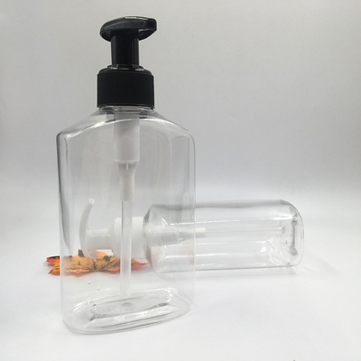 Garrafa de plástico PET com tampa de bomba para cosméticos loções shampoos tonificantes e óleos essenciais