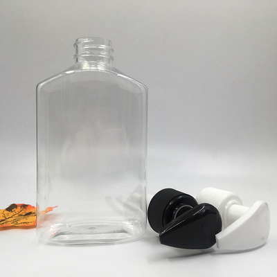 Garrafa de plástico PET com tampa de bomba para cosméticos loções shampoos tonificantes e óleos essenciais