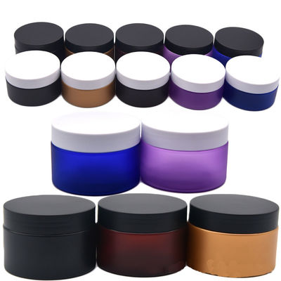 Support logo Plastic Cosmetic Jars with Lids Food Grade Plastic Jars Amber Plastic Candy Jar with Factory Price