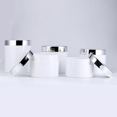 Frasco cosmético de plástico transparente com pressão sensível ou folia de vedação para pomada e creme