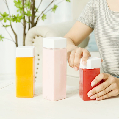 Garrafa de chá de leite de plástico isolado sem BPA de 500 ml