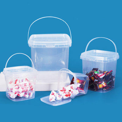 0.5 kg garrafas de água de leite e chá de plástico transparente à prova de vazamento