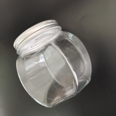 Jarros de plástico durável de 8 oz com folha de alumínio e rótulo personalizado para armazenamento de alimentos