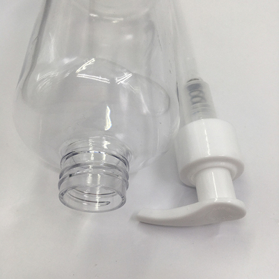 Garrafa de plástico PET reciclável recarregável com dispensador de bomba de loção