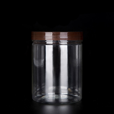 8 oz recipientes de frascos de plástico transparentes para embalagens