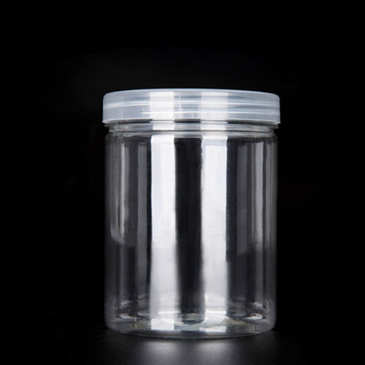 8 oz recipientes de frascos de plástico transparentes para embalagens