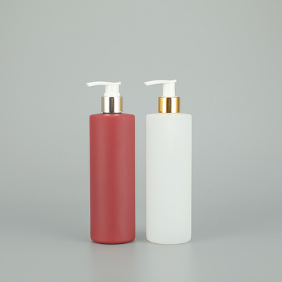 Rosa/Customizável 47mm Round Screw Cap Filtragem de seda Impressão PET Bottle Pump Para Cosméticos