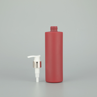 Rosa/Customizável 47mm Round Screw Cap Filtragem de seda Impressão PET Bottle Pump Para Cosméticos