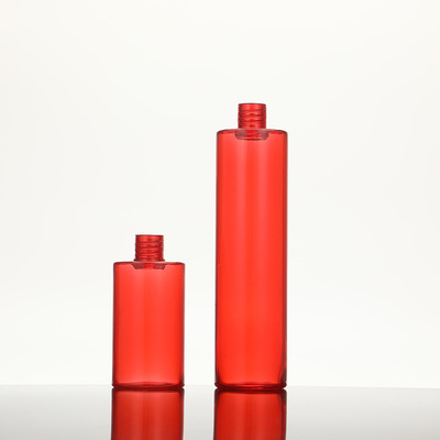 47 mm de diâmetro PET plástico leve garrafa cosmética com impressão de tela de seda superior