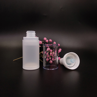 25.7g Botão de Shampoo Pump com tampa de parafuso / Botão de plástico transparente para distribuição de loções cosméticas