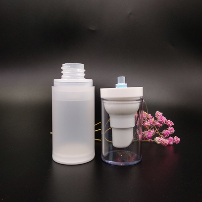 25.7g Botão de Shampoo Pump com tampa de parafuso / Botão de plástico transparente para distribuição de loções cosméticas